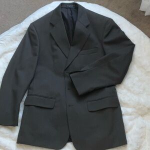 Elegant Men's Blazer in Dark Gray